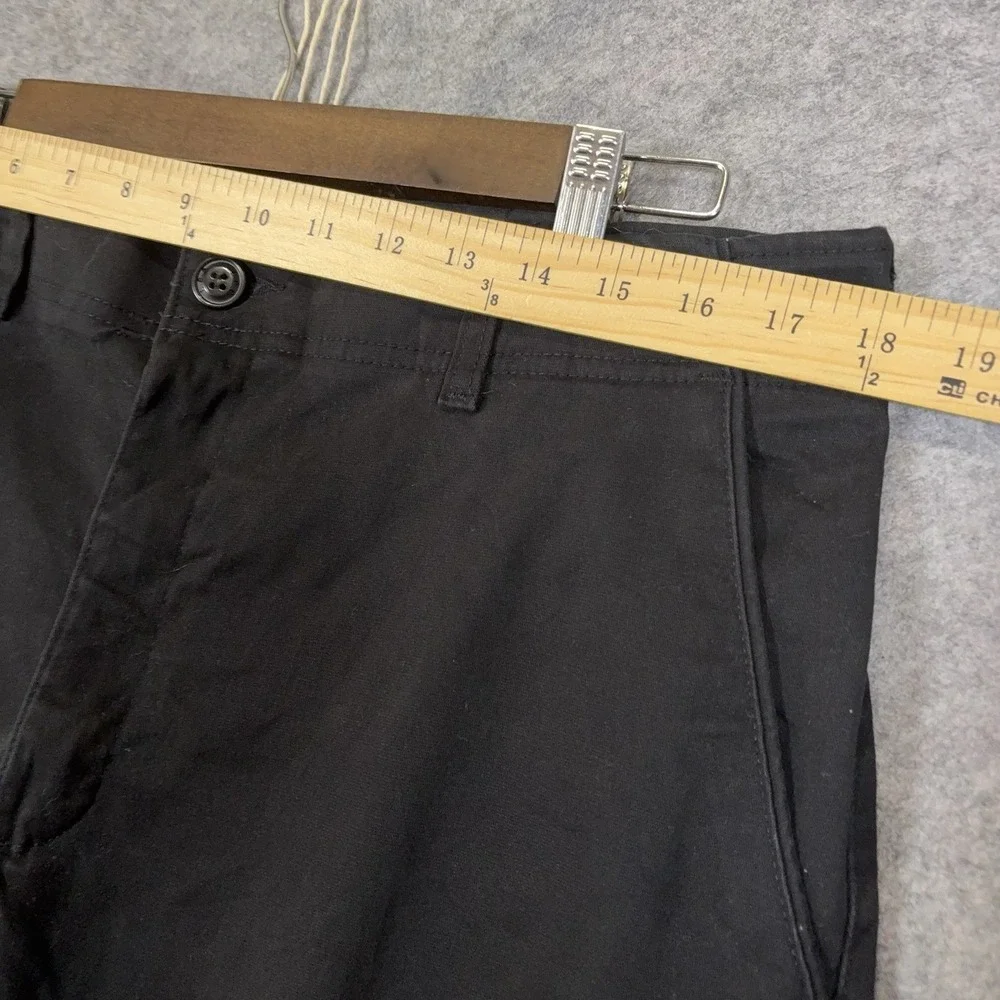 Lee Extreme Comfort Chino Pants Mens 36x30 Black Straight Fit Stretch